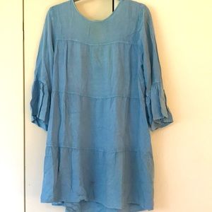 Blue Shift Dress